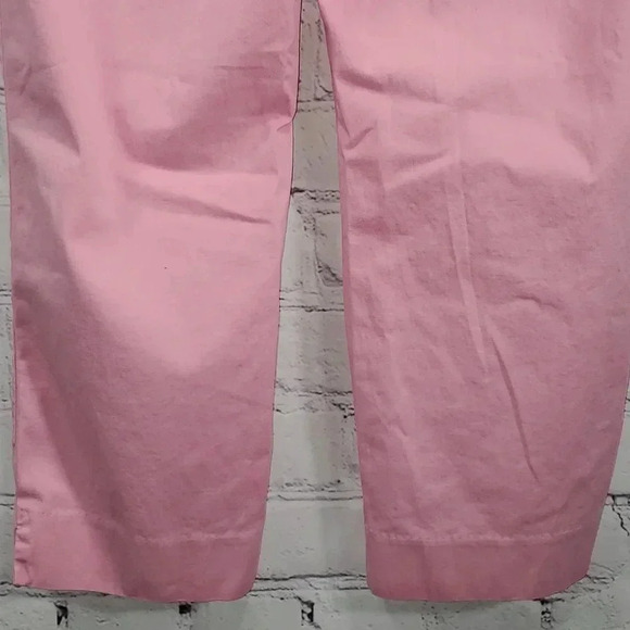 Talbots Womens Curvy Fit Pink Flat Front Size 6 - Picture 8 of 14
